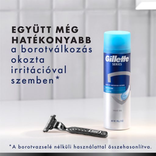 Gillette Mach3 Charcoal Férfi Borotvabetétek, 5 3 Pengés Borotvabetétek