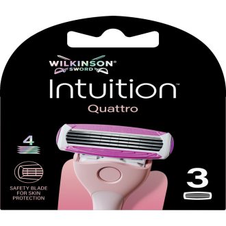 Wilkinson borotvabetét 3db Intuition Quattro női