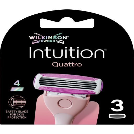 Wilkinson borotvabetét 3db Intuition Quattro női