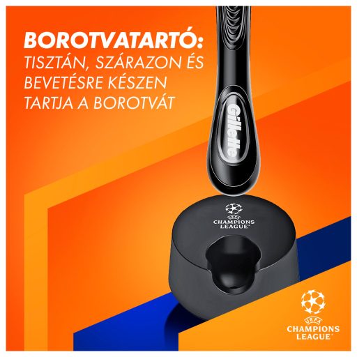 UEFA Champions League Special Edition Gillette Fusion5 Férfi Borotva, 5 Borotvabetétek