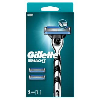   Gillette Mach3 Férfi Borotva, 1 db Gillette 3 Pengés Borotva, Gillette Borotvabetétek