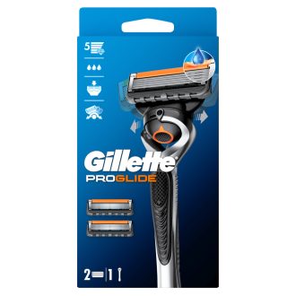   Gillette ProGlide Férfi Borotva, 1 db Gillette 5 Pengés, Borotvabetétek, FlexBall Markolat