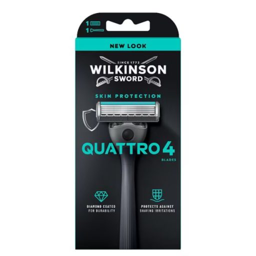 Wilkinson borotvakészülék 1db betéttel Quattro4 férfi