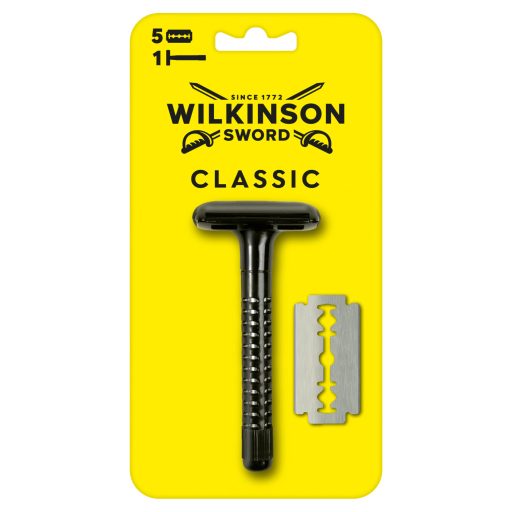 Wilkinson borotva Double Edge Razor + 5db hagyományos penge