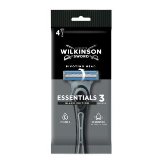   Wilkinson Sword eldobható borotva 4db-os Essentials 3 Black férfi