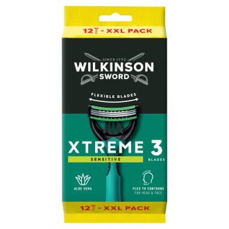   Wilkinson Xtreme3 eldobható borotva 12db-os Sensitive férfi