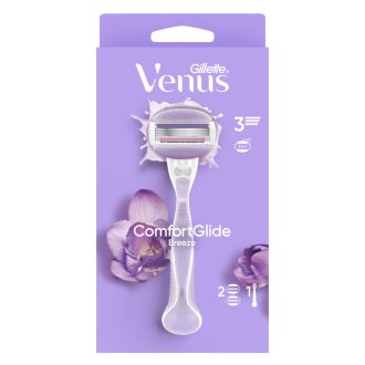   Gillette Venus ComfortGlide Női Borotva Breeze, 2 Borotvabetét