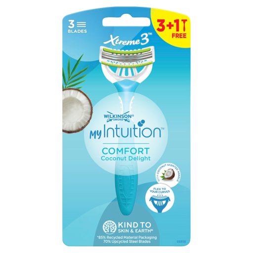 Wilkinson borotvakészülék Xtreme3 Comfort Coconut 3+1db betéttel női