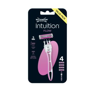   Wilkinson borotvakészülék Intuition Flow Razor Value Pack 4db betéttel női