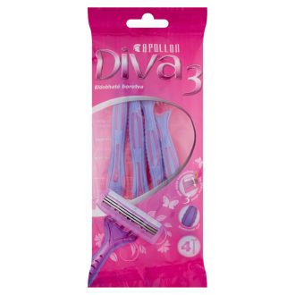 Apollon Diva 3 eldobható borotva 4 db