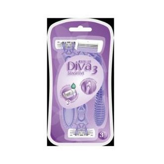   Apollon Diva3 eldobható borotva 3db-os Sensitive női hárompengés