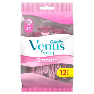 Gillette Simply Venus 3 Eldobható Női Borotva, 12 db