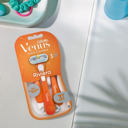 Gillette Venus Riviera Eldobható Borotva, 3 Db/Csomag