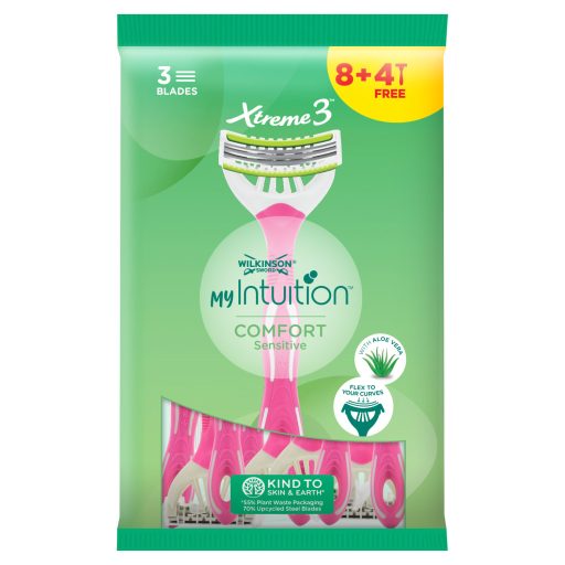 Wilkinson eldobható borotva 8+4db MyIntuition Xtreme3 Comf Sens női