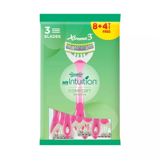 Wilkinson Sword My Intuition Xtreme 3 Comfort Sensitive eldobható borotva 12 db