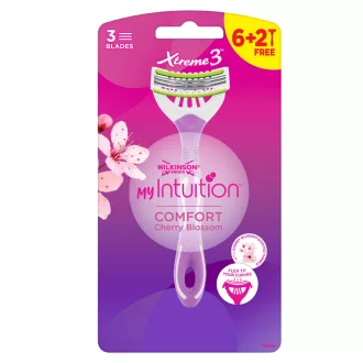   Wilkinson eldobható borotva 6+2db Myintuition Xtreme3 Comfort Cherry Blossom női