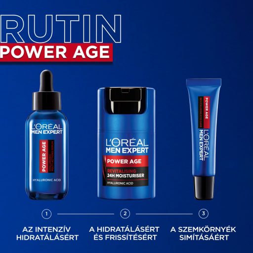 L'Oréal Paris Men Expert Power Age revitalizáló akár 24 órás hidratáló 50 ml
