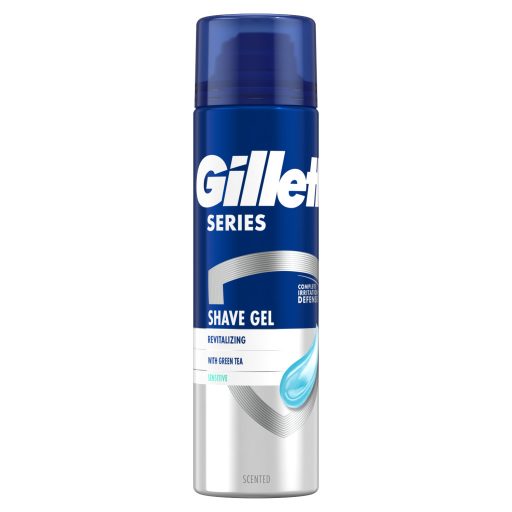 Gillette Series Revitalizáló Borotvazselé Zöld Teával, Férfiaknak, 200ml