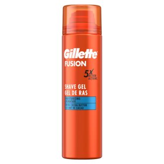   Gillette Fusion Hidratáló Borotvazselé Férfiak Számára, Kakaóvajjal, 200ml