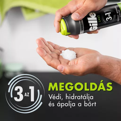 Gillette Labs Rapid Foaming Férfi Borotvazselé
