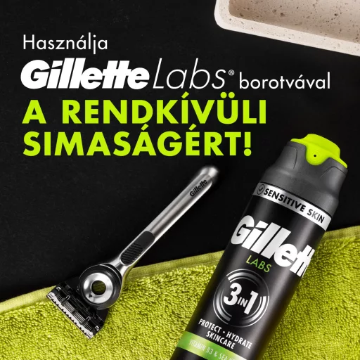 Gillette Labs Rapid Foaming Férfi Borotvazselé