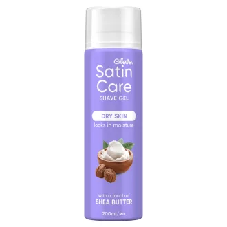   Gillette Satin Care Női Borotvazselé, Shea Butter Silk, 200 ml