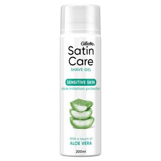   Gillette Satin Care Sensitive Aloe Vera Glide Borotvazselé, 200 ml