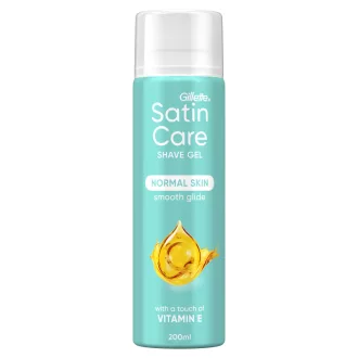   Gillette Satin Care Női Borotvazselé, Leheletnyi E-vitaminnal, a Touch of Vitamin E,200 ml