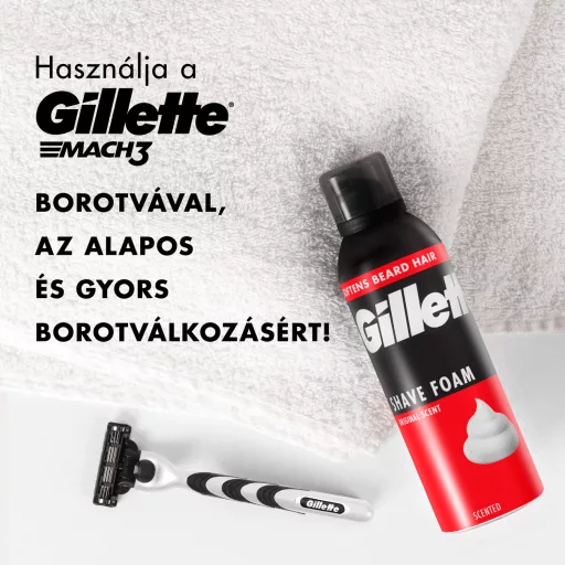 Gillette Classic Borotvahab Original illattal, 250ml