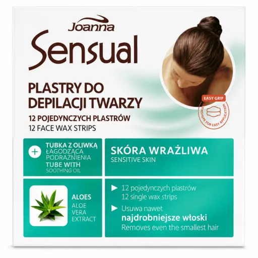 Joanna arc szőrtelenítő szalagok 6x2g aloe vera kivonattal + nyugtató olaj, érzékeny