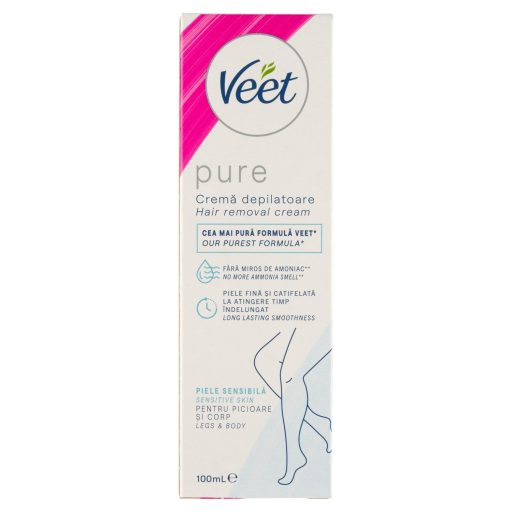 Veet Pure Sensitive Skin szőrtelenítő krém 100 ml