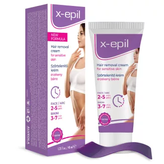X-Epil szőrtelenítő krém 40ml arcra és bikini vonalra