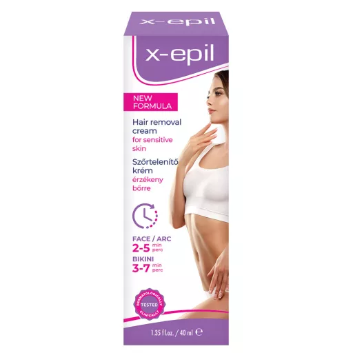 X-Epil szőrtelenítő krém 40ml arcra és bikini vonalra