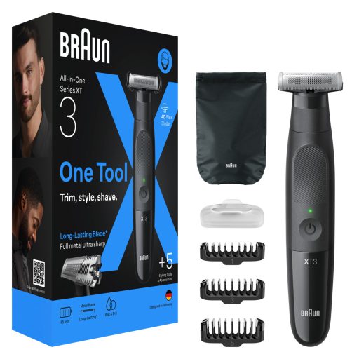 Braun Series X, Szakállvágó Arc Szőrtelenítéshez, XT3100