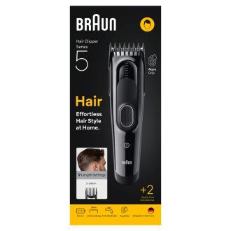   Braun Series 5 Hajvágó,+2 Formázóeszköz, 9 Hosszbeállítás, HC5510