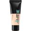Maybelline New York Fit Me! Matte + Poreless 101 True Ivory alapozó, 30 ml