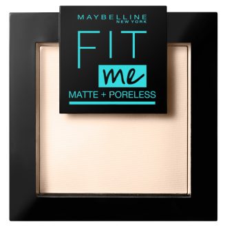 Maybelline NY Fit Me Matte & Poreless 105 natural púder, 9g