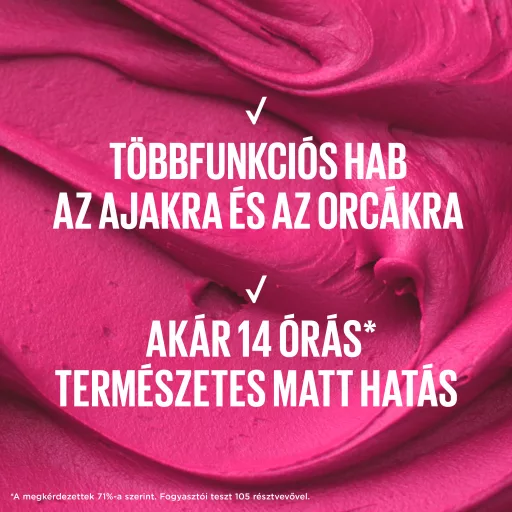 Maybelline pirosító CloudTopia 03 Divine Crimson matt hatású