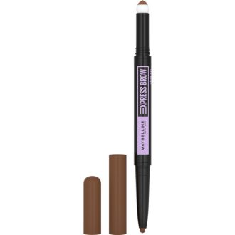   Maybelline NY Express Satin Duo 02 Medium Brown szemöldökceruza és púder duo, 1g