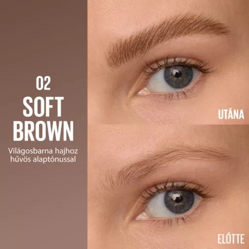 Maybelline szemöldökfilc Brow Inserts Soft Brown 2