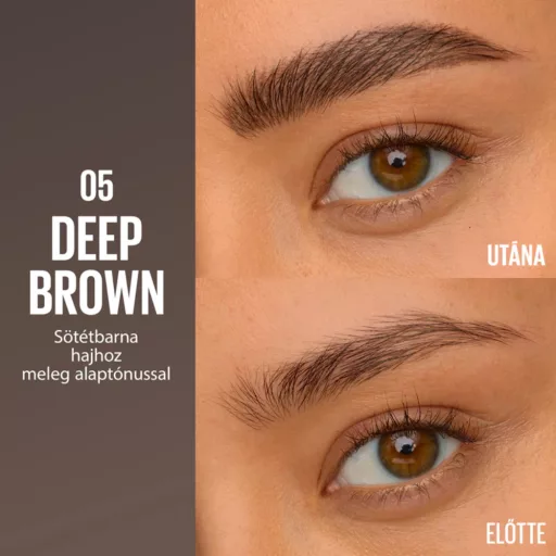Maybelline szemöldökfilc Brow Inserts Deep Brown 5
