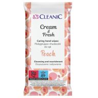 Cleanic frissítő törlőkendő 15 db-os Peach
