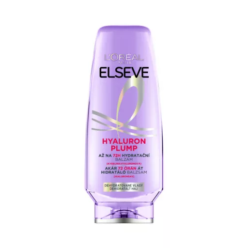 L'oréal Paris Elseve Hyaluron Plump Akár 72 órán át hidratáló balzsam hialuronsavval, 300 ml