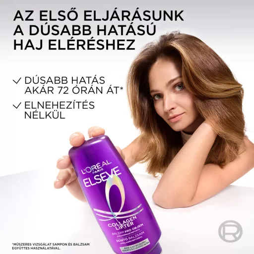 L'Oréal Paris Elseve Collagen Lifter dúsító balzsam vékonyszálú lelapuló hajra 300 ml