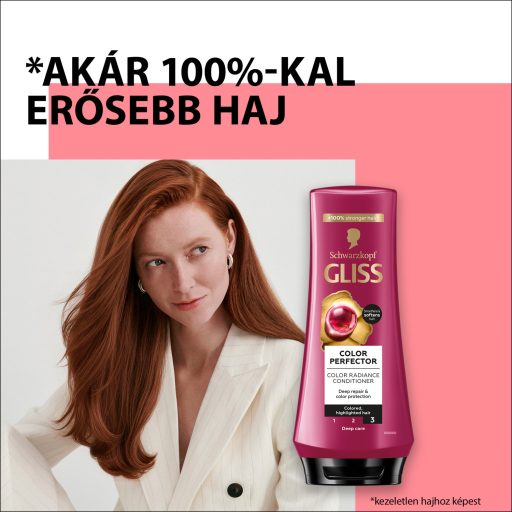 Gliss Color Perfector hajbalzsam hyaluronnal és vörösáfonya-kivonattal 200 ml