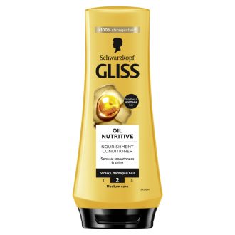   Gliss Tápláló Olaj hajbalzsam omega 9 olajsavval és marula olajjal 200 ml