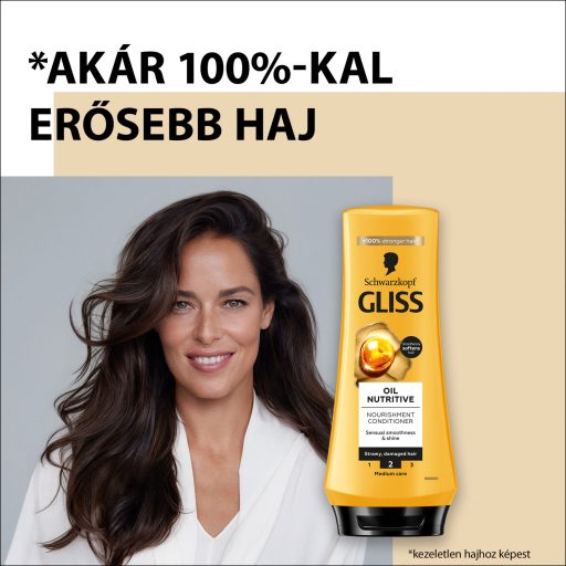 Gliss Oil Nutrive tápláló olaj hajbalzsam 200 ml