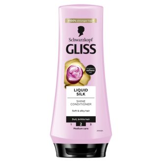   Gliss Liquid Silk hajbalzsam ceramidokkal és selyemmel 200 ml