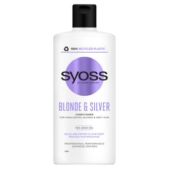 Syoss balzsam 440ml Blonde&Silver hamvasító
