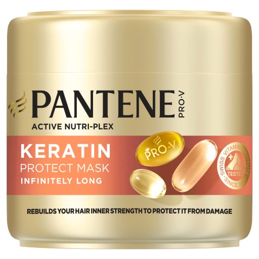 Pantene Pro-V Inifnitely Long Keratin Protect mask 300ml hosszú, elgyengült hajra